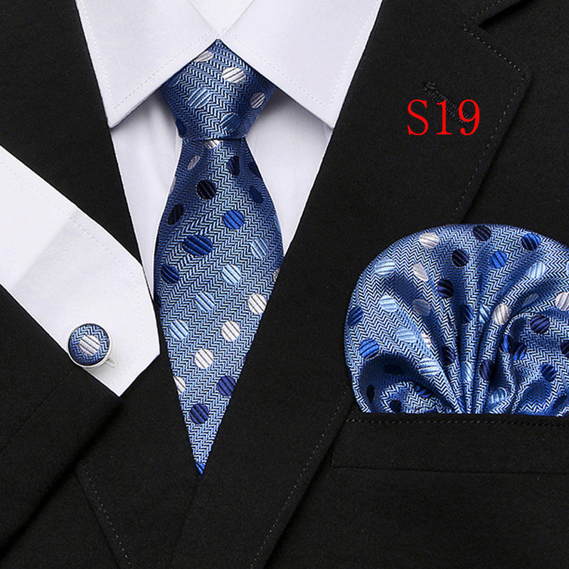 Paisley Series European And American Fashion Tie Three-piece Suit